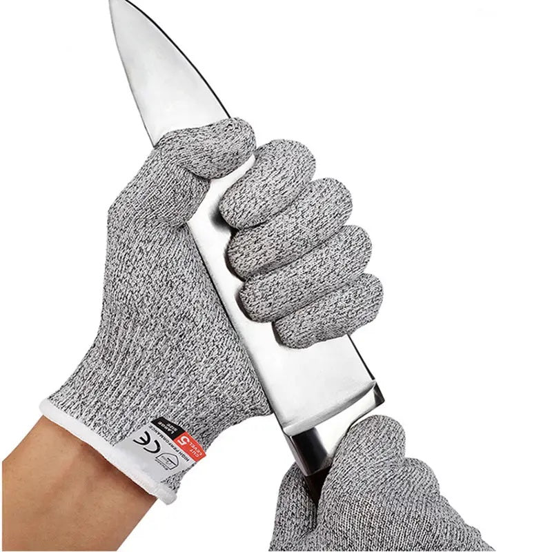 DIBEIREN Food Grade Level 5 Cut Resistant Gloves for Hand Kitchen Safety Glove