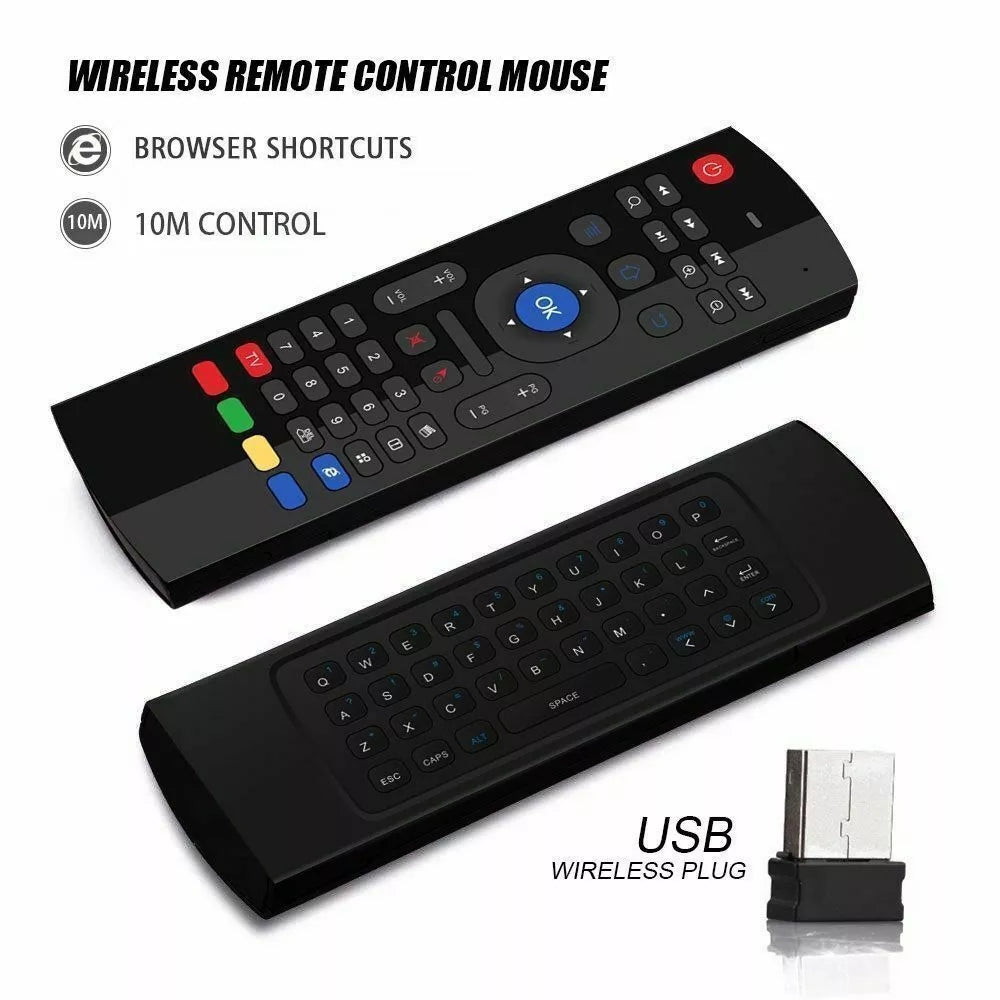 MX3 2.4G Air Mouse Wireless Remote Control , keyboard too